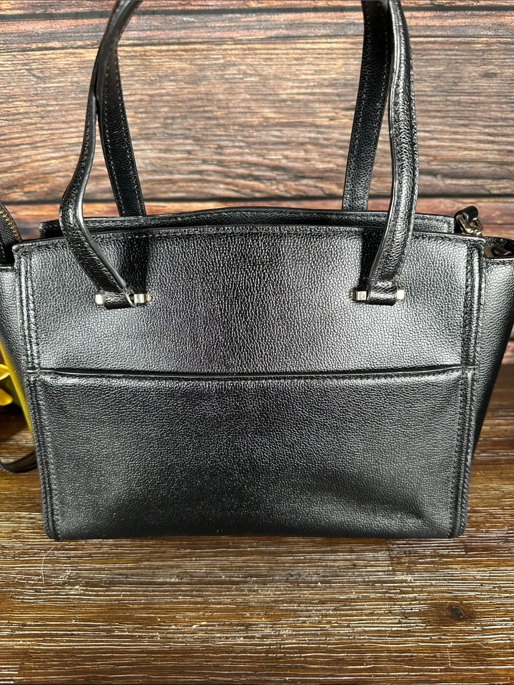 kate spade Black Leather Crossbody Satchel